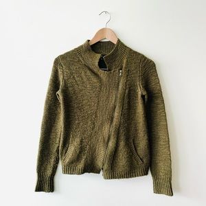 NEW GAP Zipper Collar Sweater